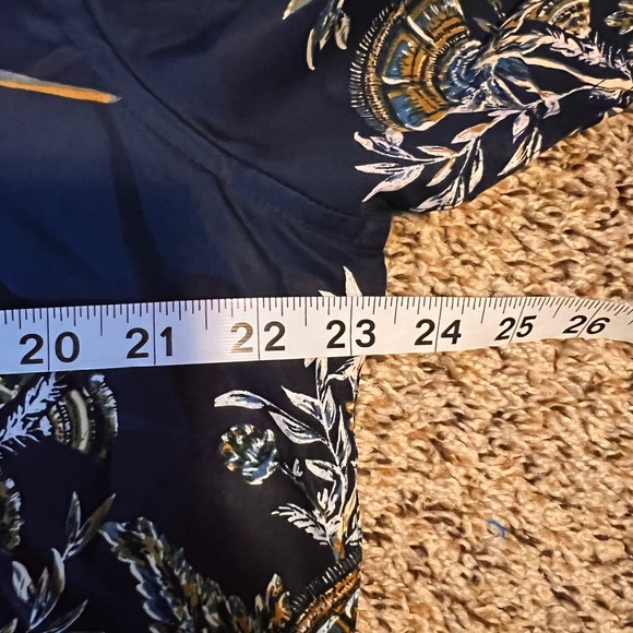 Perry Ellis Floral Print Button Up Shirt Long Sleeve Patterned Mens Large‎ - Picture 4 of 7